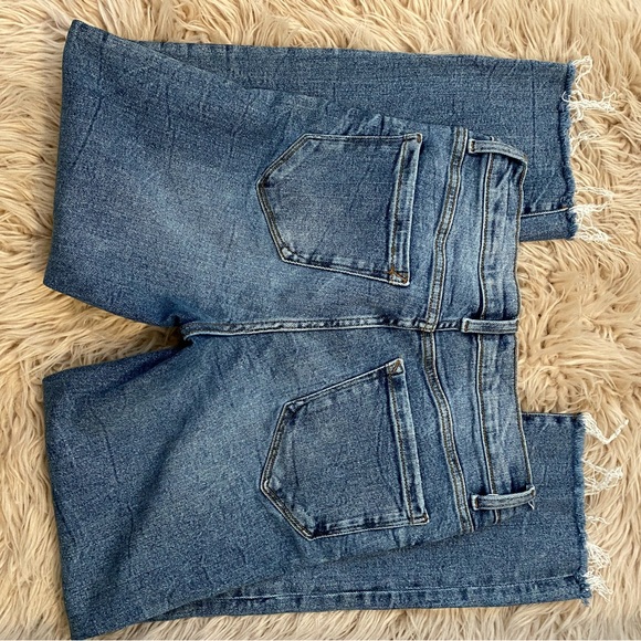 Kensie High Rise Straight Leg Blue Jeans - Picture 3 of 4